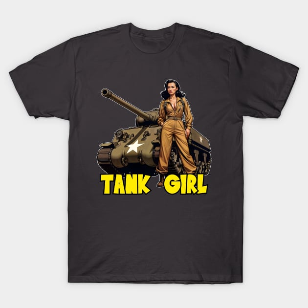 Tank Girl T-Shirt by Rawlifegraphic